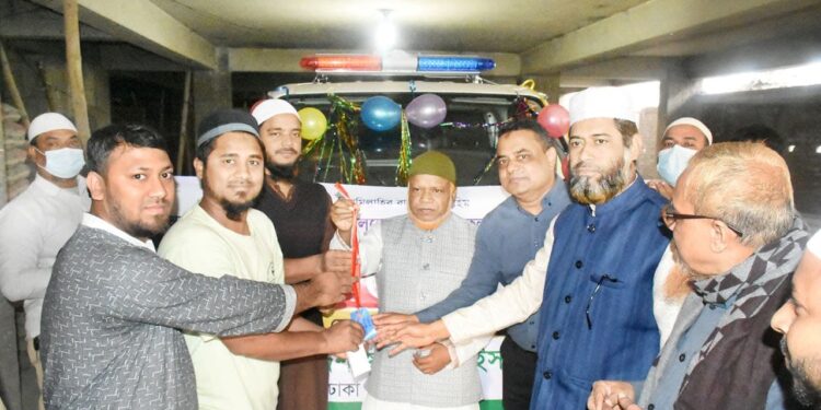 মানবতার কল্যাণে ও নাগরিক সেবা নিশ্চিতে আরও ১টি নতুন এ্যাম্বুলেন্স উদ্বোধন