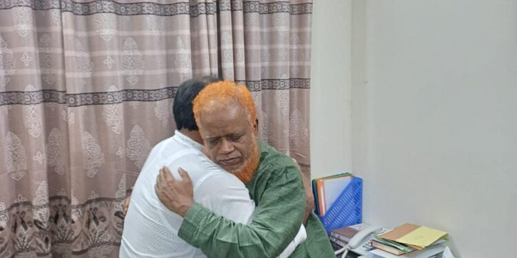 বৈষম্য বিরোধী ছাত্র আন্দোলনে শহীদ রাকিব হাওলাদারের পিতা জাহাঙ্গীর হাওলাদারের সাথে সাক্ষাৎ