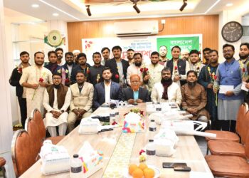 ছাত্র আন্দোলনের সদ্য বিদায়ী ভাইদের সংবর্ধনা