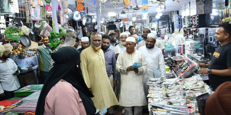 রাজধানীর সবুজবাগ-মুগদা জোনে জামায়াতে ইসলামীর কেন্দ্র ঘোষিত দাওয়াতী গণসংযোগ