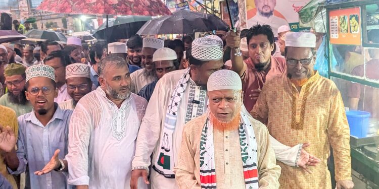 ঢাকা-৫ আসনের উদ্যোগে গণসংযোগ পক্ষের দাওয়াতি অভিযান পরিচালিত