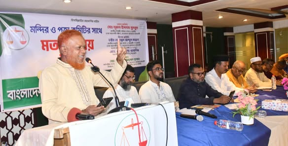 মন্দির ও পূজা কমিটির সাথে ঢাকা মহানগরী দক্ষিণ জামায়াতের মতবিনিময় সভা অনুষ্ঠিত