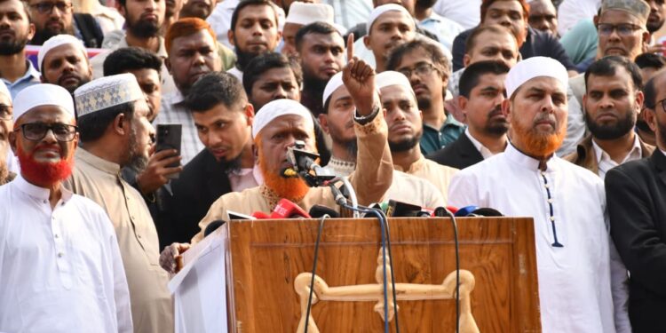 ইরানে ন্যক্কারজনক হামলা ও সর্বোচ্চ ধর্মীয় নেতা আয়াতুল্লাহ আলী খামেনিকে হত্যার প্রতিবাদে রাজধানীতে জামায়াতে ইসলামীর বিক্ষোভ মিছিল ও সমাবেশ