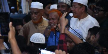 গণভোটের রায় বাস্তবায়নের দাবিতে রাজধানীতে ১১ দলীয় ঐক্যের সমাবেশ ও বিক্ষোভ মিছিল অনুষ্ঠিত