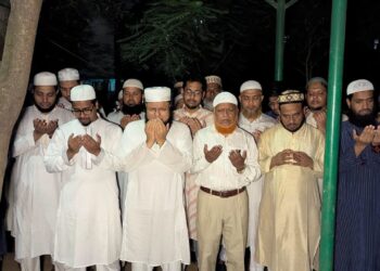 ২৮ অক্টোবরের শহীদ সাইফুল্লাহ মোহাম্মদ মাসুমের পিতার জানাজায় জামায়াত নেতৃবৃন্দের অংশগ্রহণ